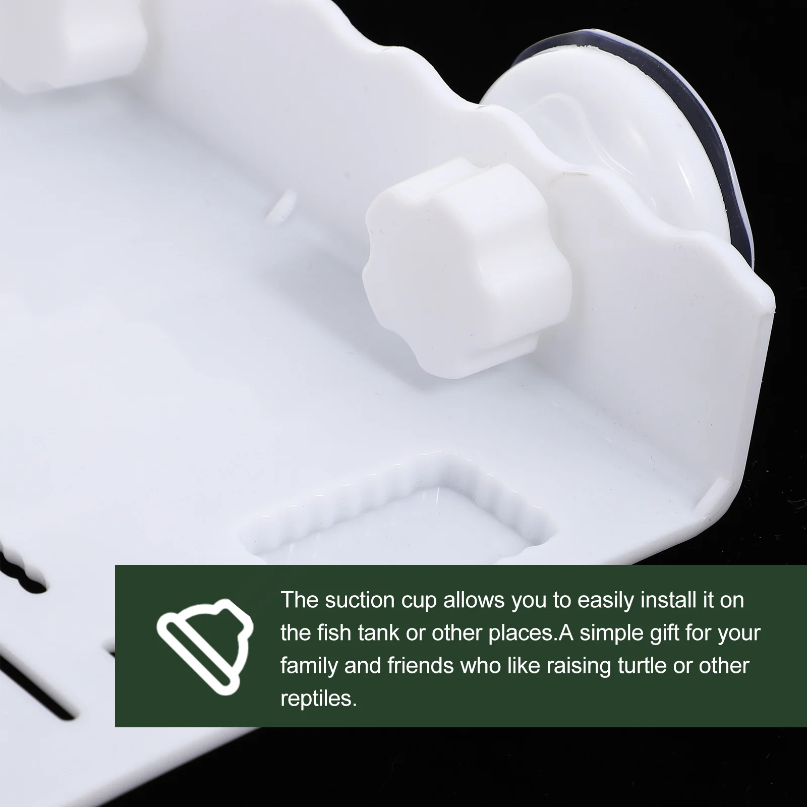 

1Pcs Turtle Basking Platform Plastic Climbing Island Suction Cup Fish Tank Accessory Reptile Dock Tortoise Floating Platform