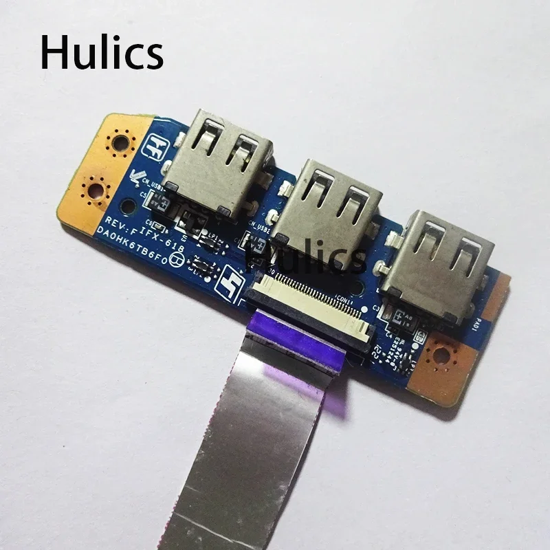 Placa de porta USB Hulics usada para Sony VAIO SVE15115FXS SVE151D11L SVE151 SVE151J13M SVE1513M1EW VPCEG Series IFX-618 DA0HK6TB6F0