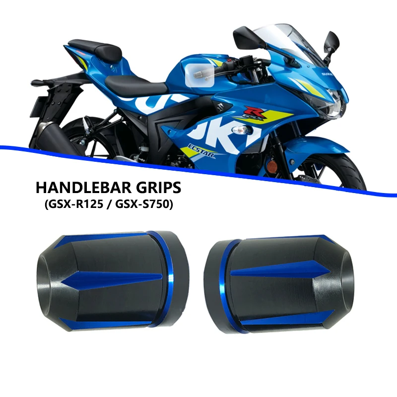 

For SUZUKI GSXR125 GSX-R125 GSXS750 GSX-S750 2017 2018 2019 2021 Motorcycle Grips Ends Handle Bar Cap End Plugs Handlebar Grips