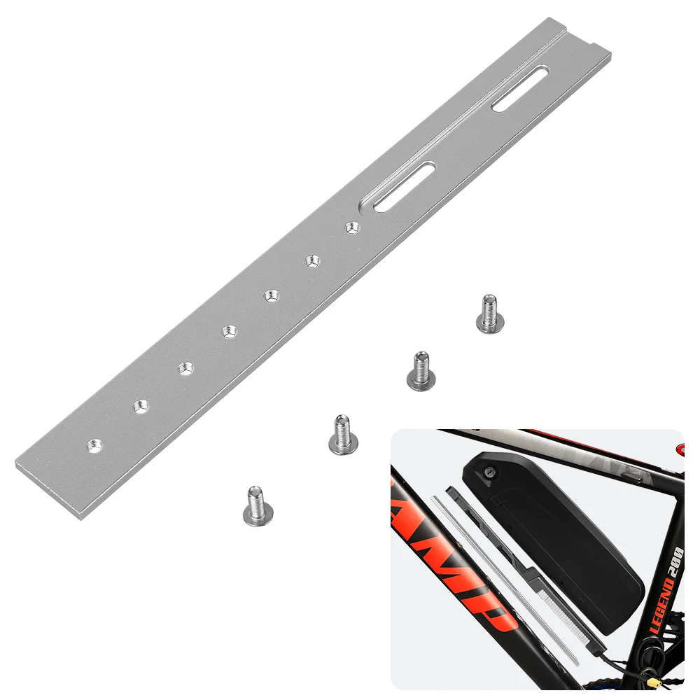 Elektrische Fahrrad Batterie Halterung Adapter Aluminium Legierung Ebike Batterie Montage Halter Für Hailong Polly Shark Batterie Installieren Teile