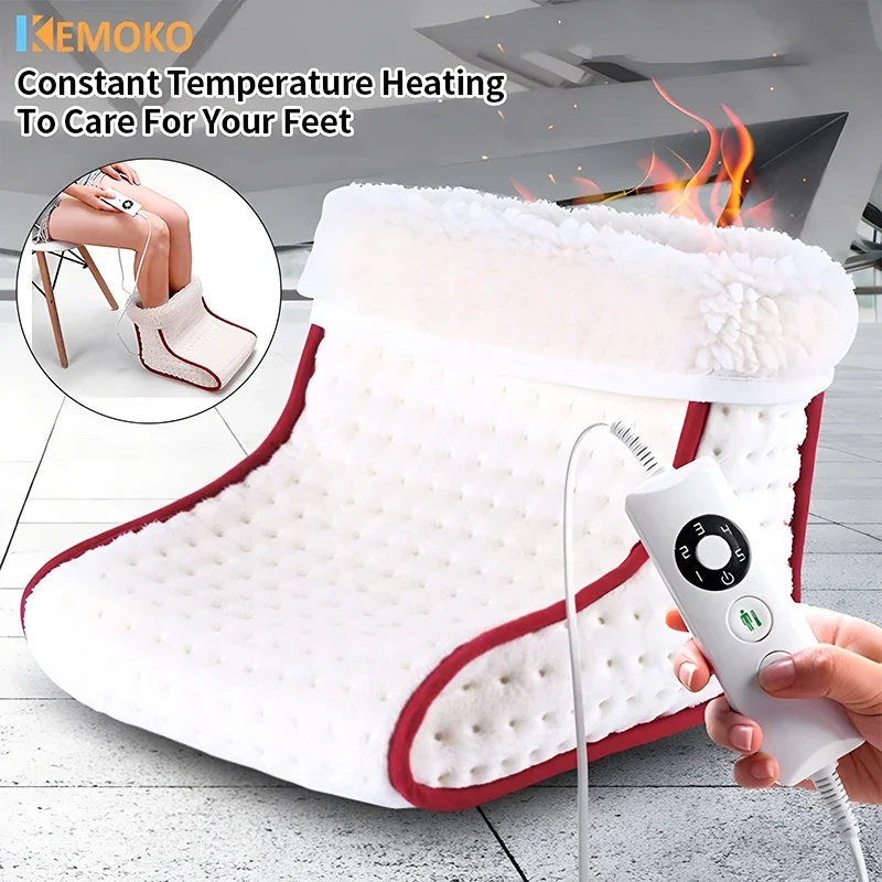 

Electric Heated Warm Warmer Foot Cosy Washable Heat Heat Settings 5 Modes Warmer Cushion Thermal Foot Warmer Massager Relax