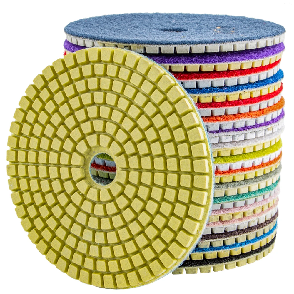 

1pc3"/4" Inch Wet Diamond Polishing Pads Stone P30 - P10000 Coarse grinding to Fine Granite Marble polishing Disc