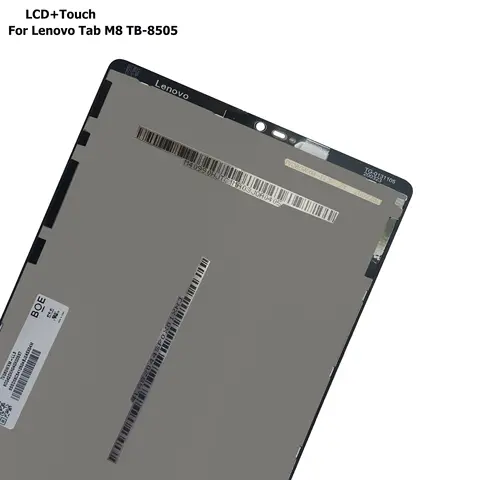 8.0" NEW  LCD For Lenovo Tab M8 PRC ROW TB-8505X TB-8505F TB-8505 LCD Display Touch Screen Digitizer Assembly 100% Tested