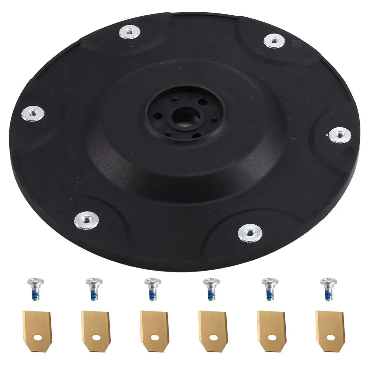 useful Knife Plate + 6 Replacement Blades for Mammotion LUBA1AWD LUBA2AWD Robotic Lawnmower Blade Disc Lawn Robo
