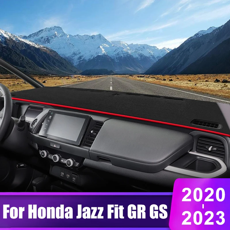 

For Honda Fit Jazz MK4 GR 2020 2021 2022 2023 Car Dashboard Cover Instrument Desk Sun Shade Mat Non-slip Pad Accessories