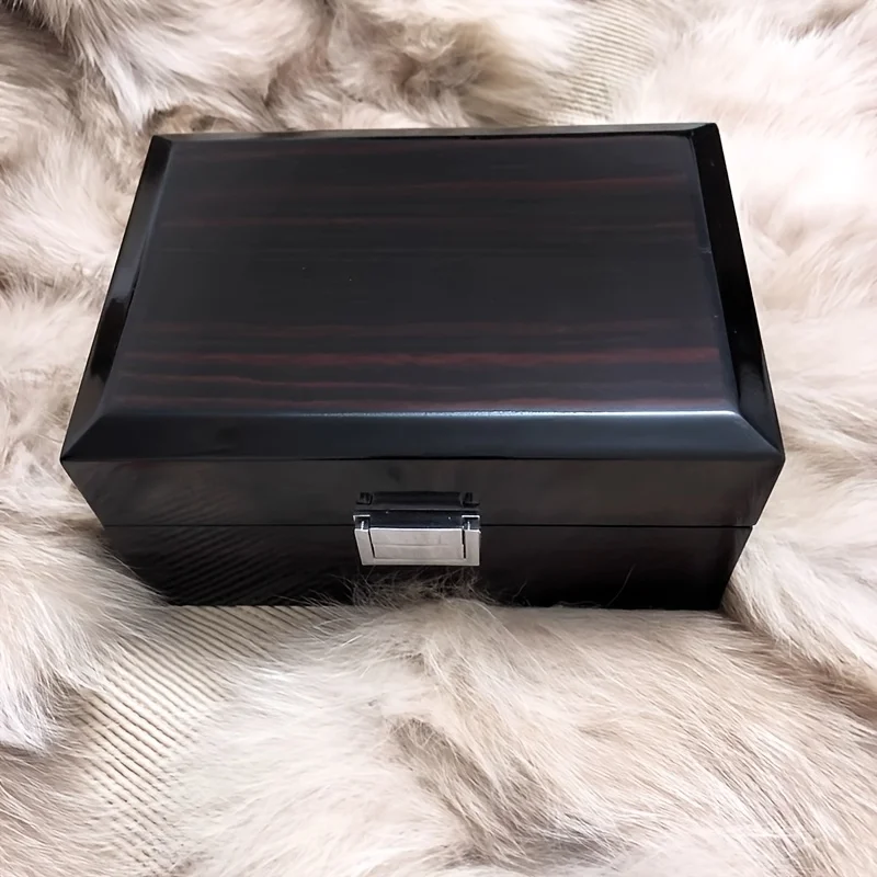 حافظة ساعة خشبية فاخرة مطلية مناسبة لتخزين الساعات والقلائد وصندوق تخزين الساعات الميكانيكية المختلفة