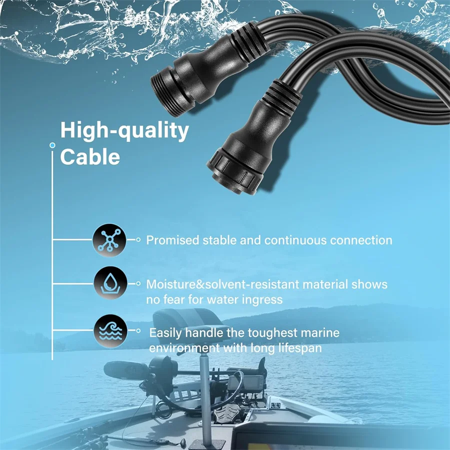 010-12855-00 3-Meter 21-poliges Panoptix LiveScope Transducer-Kabel für Garmin GLS 10 Sonar-Modul Panoptix LiveScope LVS32-TH/LVS34 – Detail 2