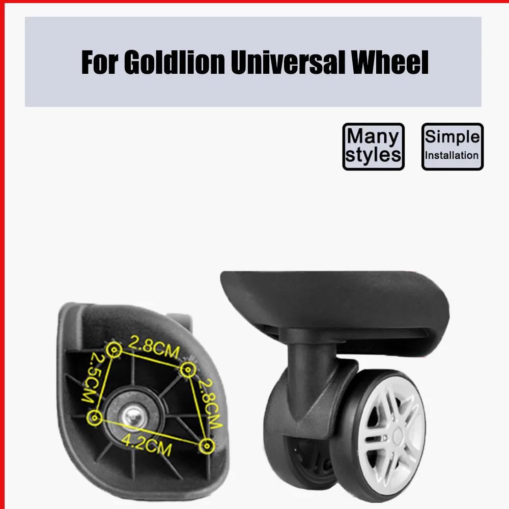 Geeignet für Goldlion Universal rad Ersatz koffer glatt leise stoß dämpfende Rad zubehör Räder Rollen Reparatur