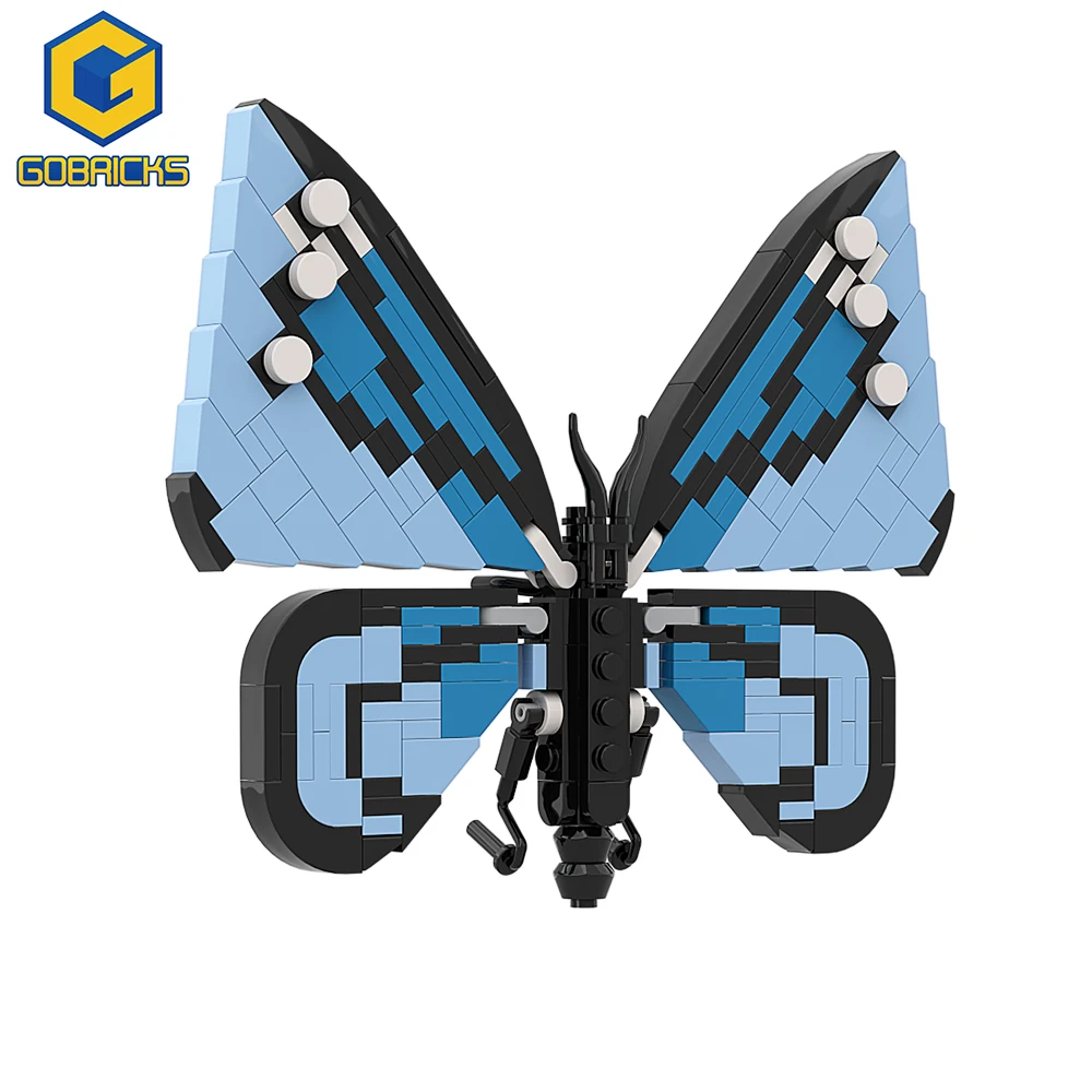 

Gobricks MOC Creative Design Insect Butterfly Building Block Home Garden Decoration Blocks Children's Birthday Gift Model Toy