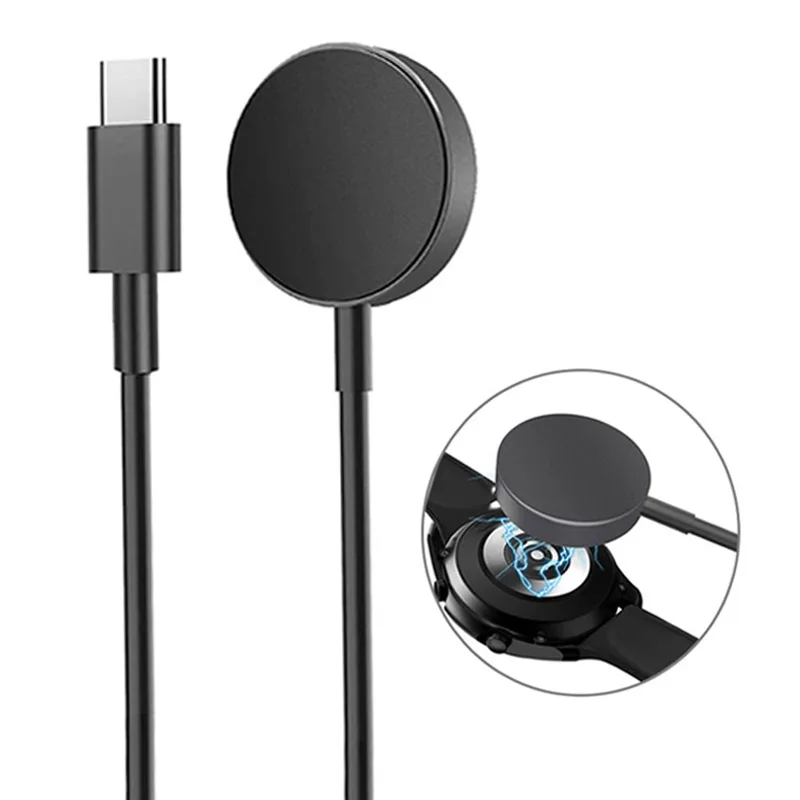 Samsung Watch 5 Kabelloses Magnetisches Ladegerät für Galaxy Watch 6/5/5 Pro/4/3/Active 1/2 Tragbare USB Typ C Kabel-Dockingstation – Detail 1