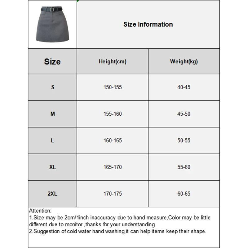 Fashionable Korean Style High Waist Design With Pockets On Both Sides Basic Short A-Line Skirt For Women