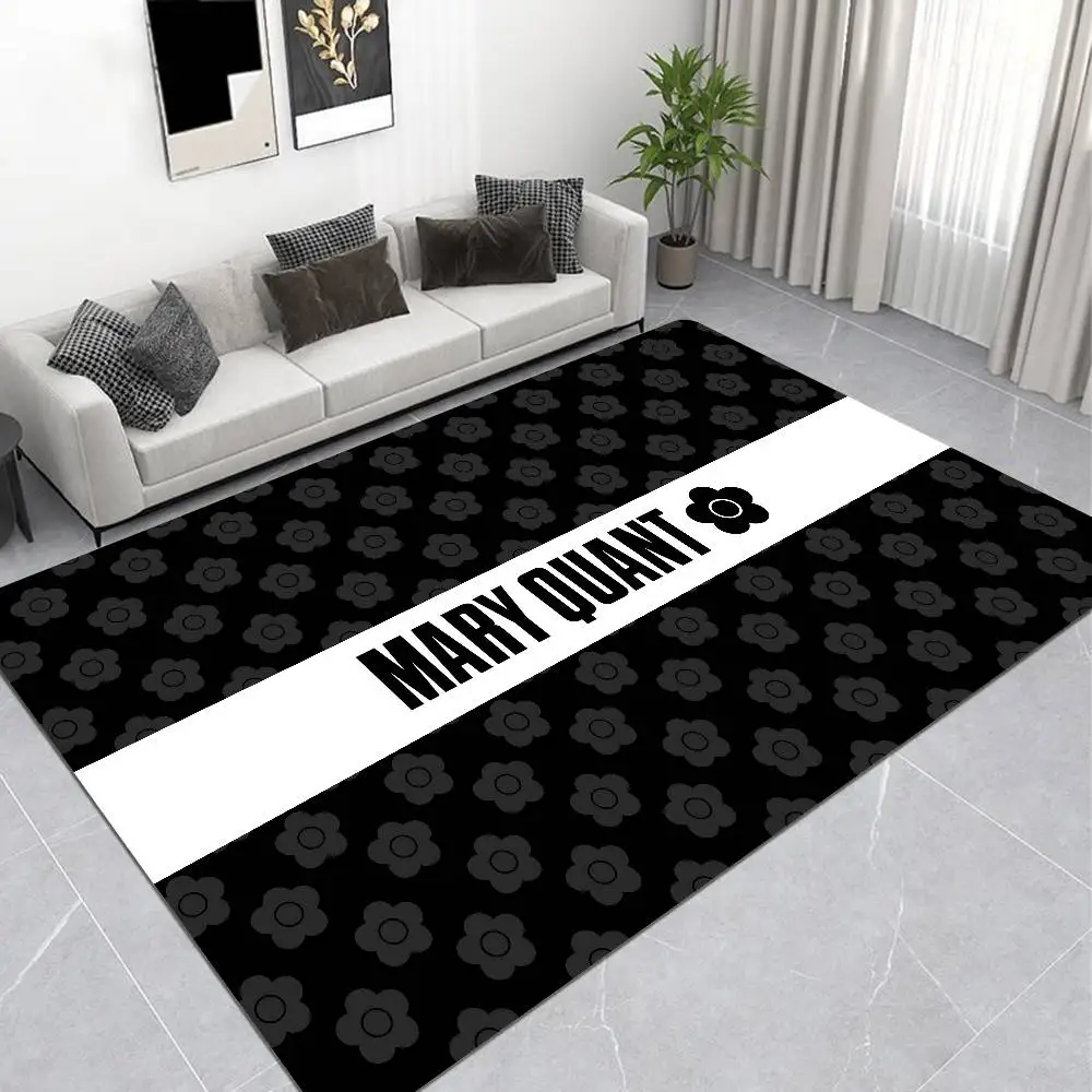 M-Mary Quant Kitchen Mat Kids Room Bedroom Decoration Balcony Anti-Slip Doormat Living Room Alfombra