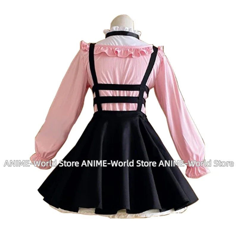 Anime Youtuber Vtuber Hololive Mayuzumi Fuyuko Cosplay Jurk Uniform Outfit Aanpassen Cosplay Kostuums Spel Kawaii Meisje Kleding