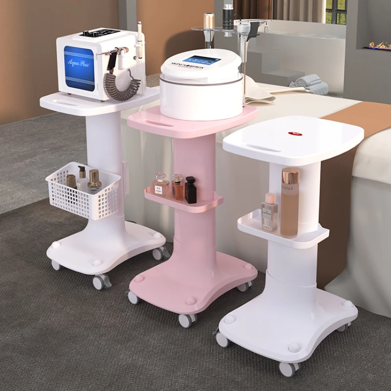 Beauty Salon Instrument Trolley Small Bubble Special Base Put Instrument Equipment Shelf Beauty Storage Rack Tool Car