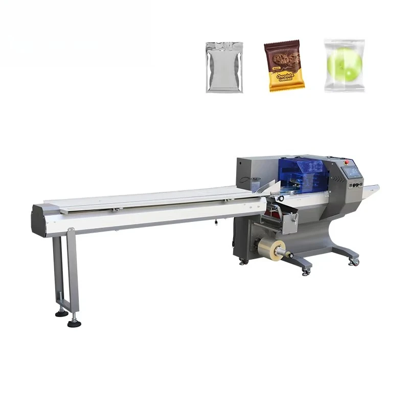 Biscuit Sandwich Flow Packaging Machine High Speed Automatic Pillow Packaging Machine Manufacturing Machine