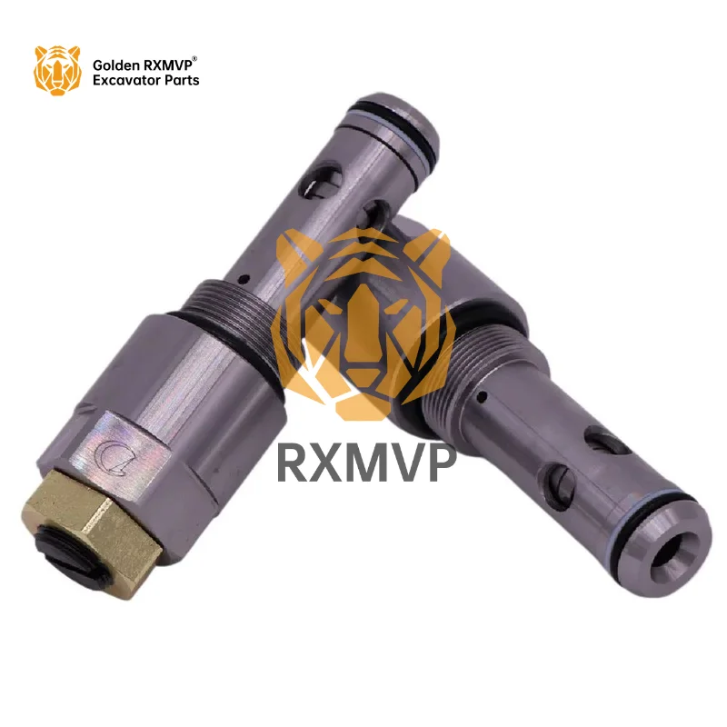 PC200-8  Pump Main Relief Valve Excavator spare parts  Hydraulic Parts Construction Machinery unloading valve