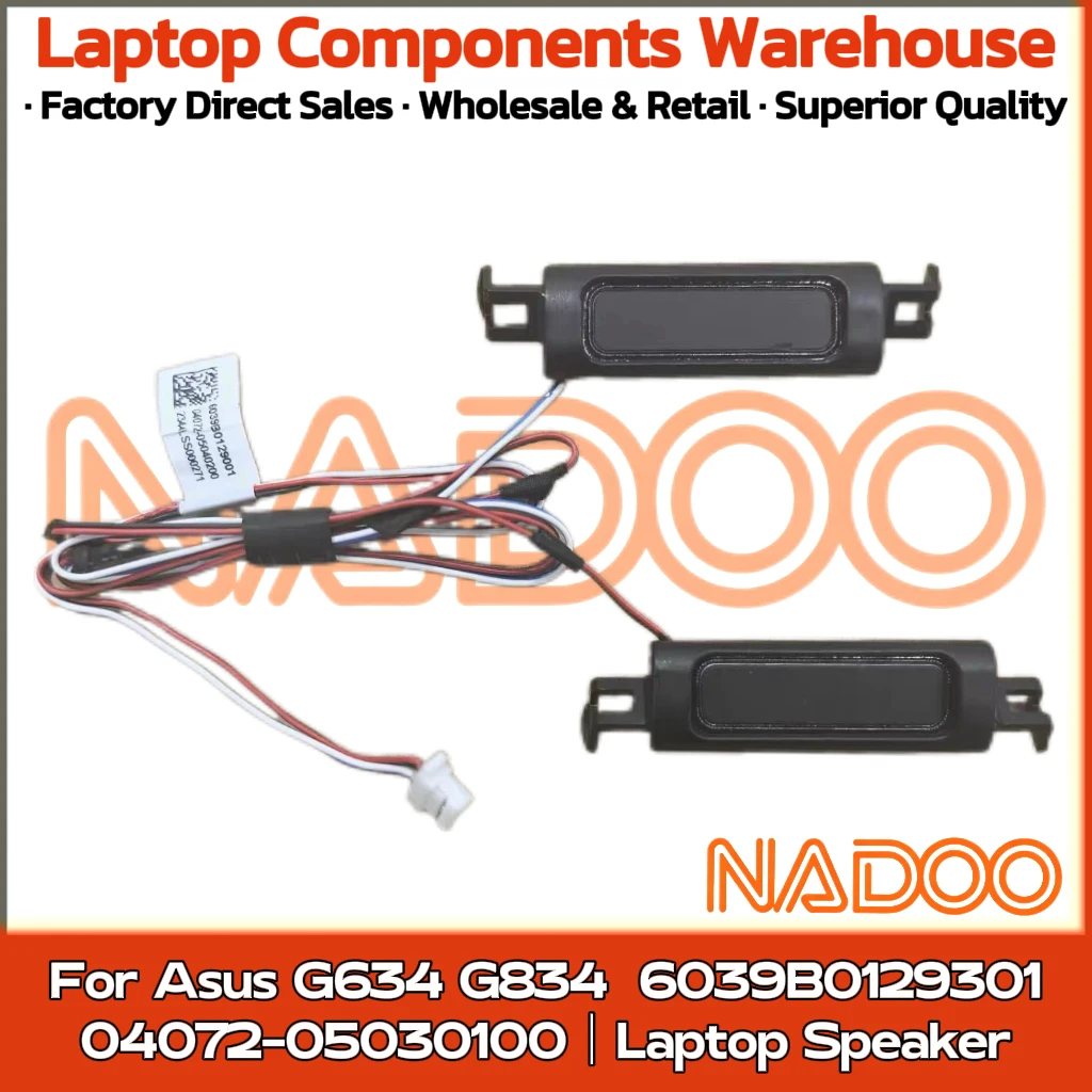 

Новый оригинальный аудиодинамик для ноутбука Asus G634 G834, встроенный динамик, звуковой сигнал 6039B0129301 04072-05030100