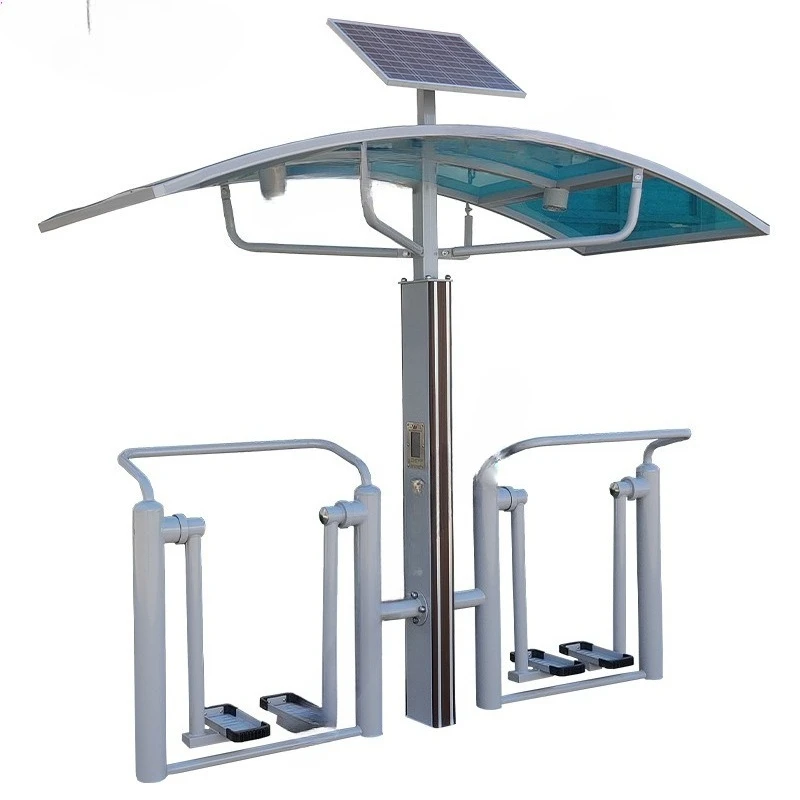 

Solar sports fitness equipment double walking machine