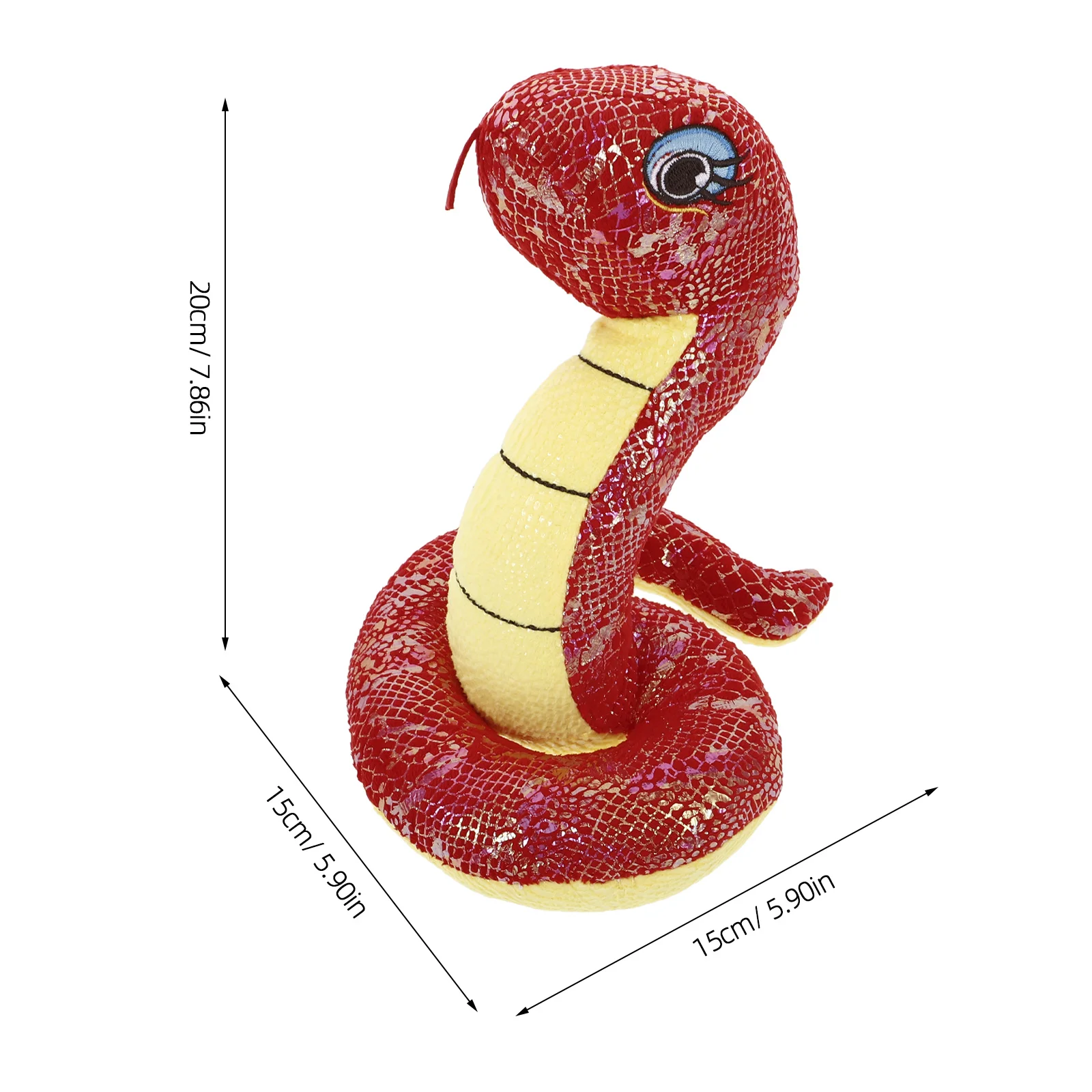 Lantejoulas cobra de pelúcia cores brilhantes realista falso cobra brincadeira prop festa decoração halloween selva sensorial animal de pelúcia