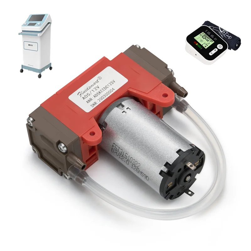 Fluidsmart Newly Upgraded Small air vacuum pump -90Kpa Micro Vacuum Pump 24V Electric Mini Diaphragm Pump