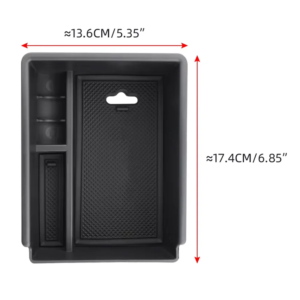 For Mitsubishi Outlander 2019 2020 2021 2022 2023 ABS Car Armrest Storage Box Central Console Organizer Tray Auto Accessories view 3