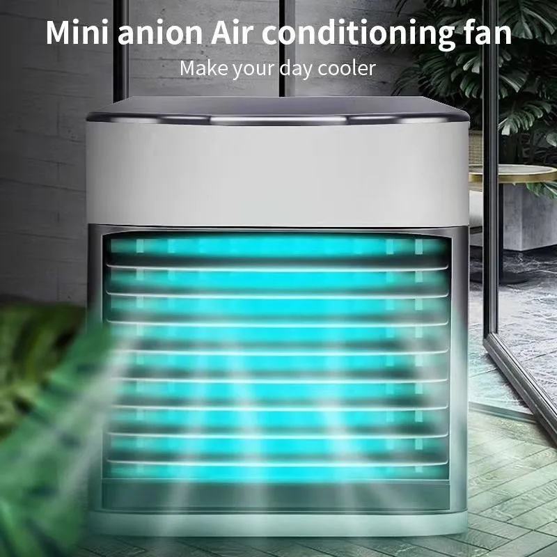 Mini Office Air Conditioner Fan Second Generation Convenient Home Desktop Cooling Fan Small Spray Usb Cooler
