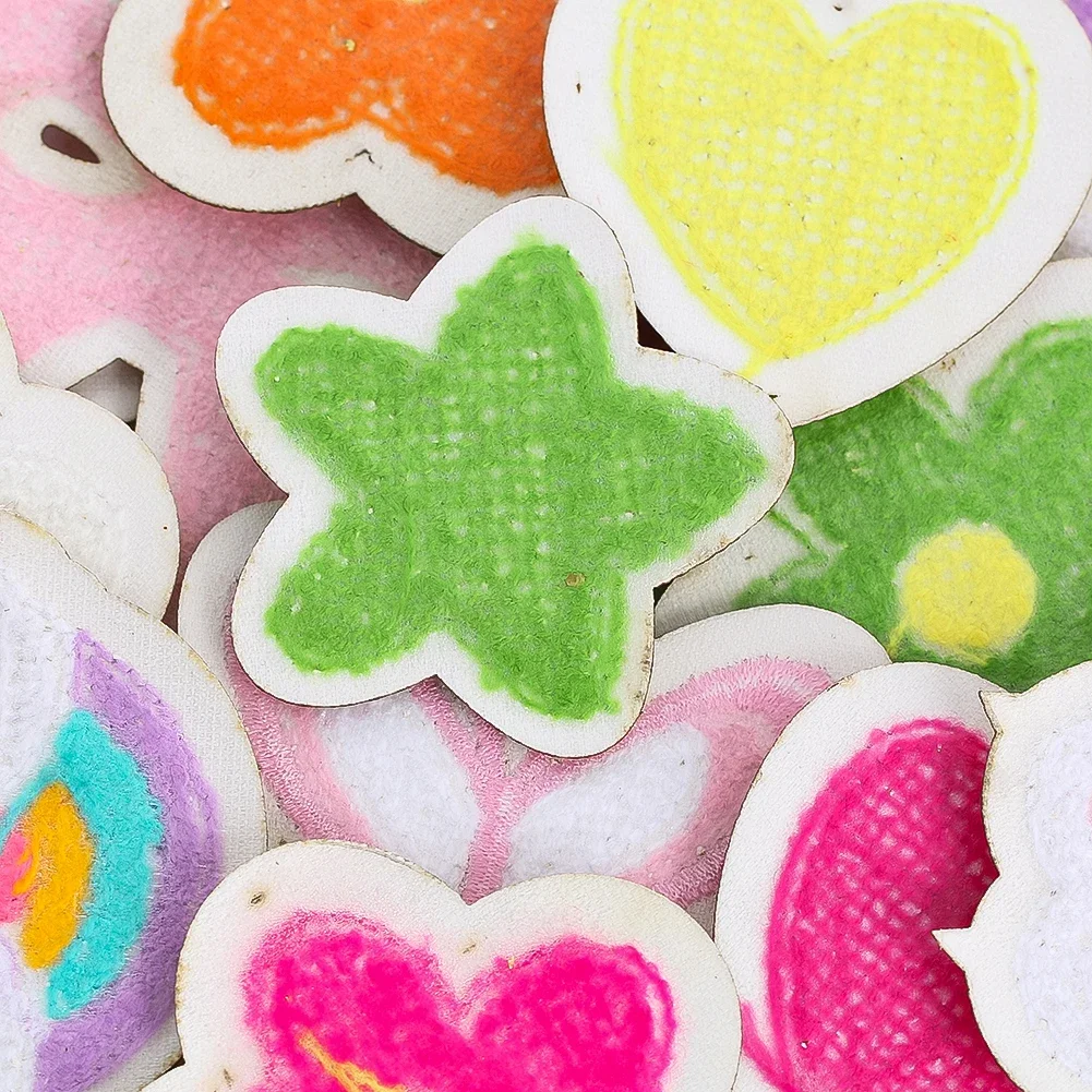 20pcs Vibrant Embroidered Iron-On/Sew-On Patches - Kids Cartoon Themed Self-Adhesive & Handmade Clothing Appliques for DIY Decor