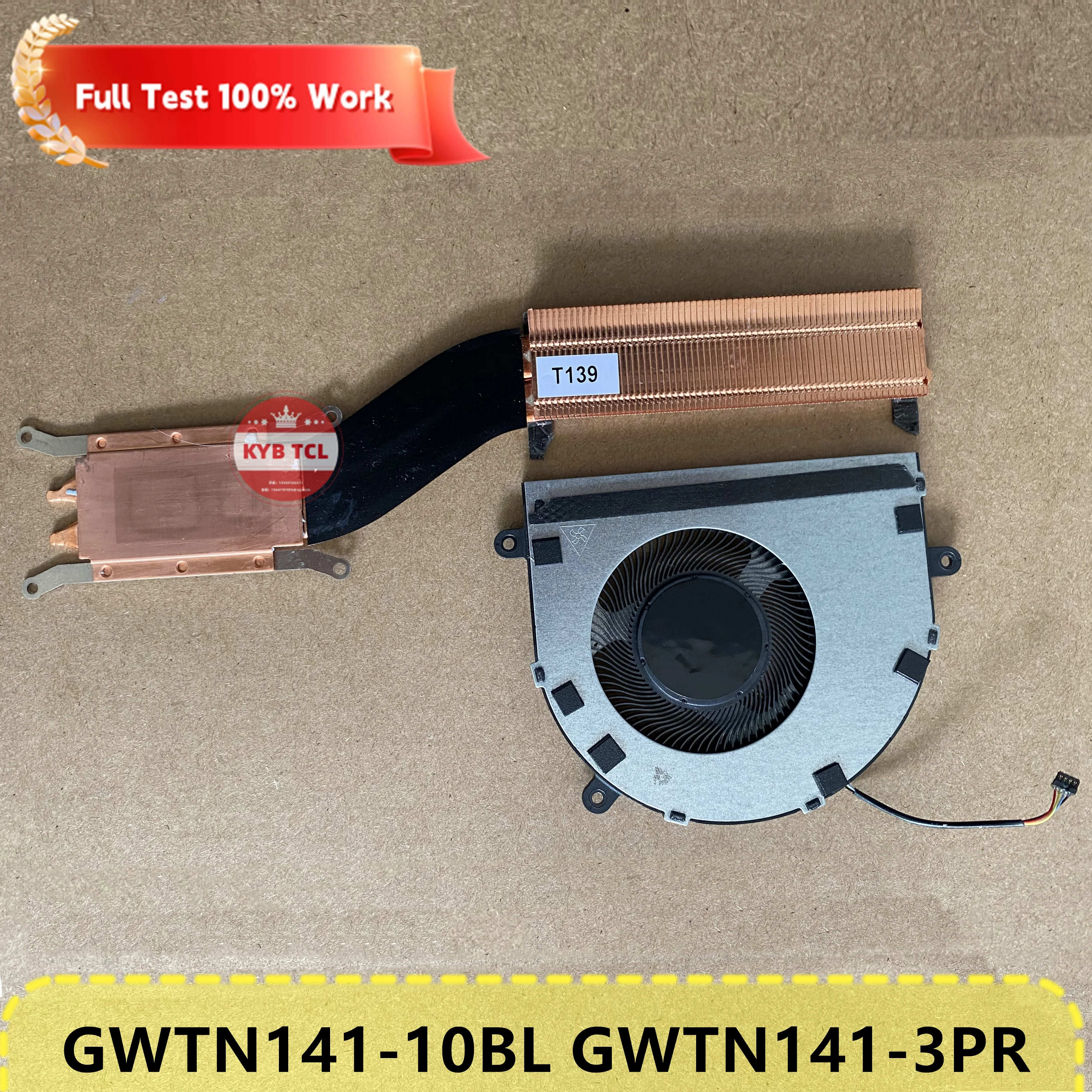 For Gateway GWTN141-10BL GWTN 141-10 N14CS9-HS GWTN141-3PR N14IBR100-N14CS9 N14CS9 Genuine Laptop CPU Cooling Fan Or Heatsink