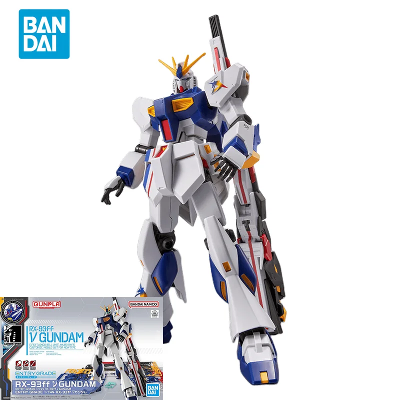 

Bandai оригинальная аниме модель GUNDAM серии EG 1/144 RX-93FF V GUNDAM, фигурка в сборе, модель, игрушки, подарки для детей