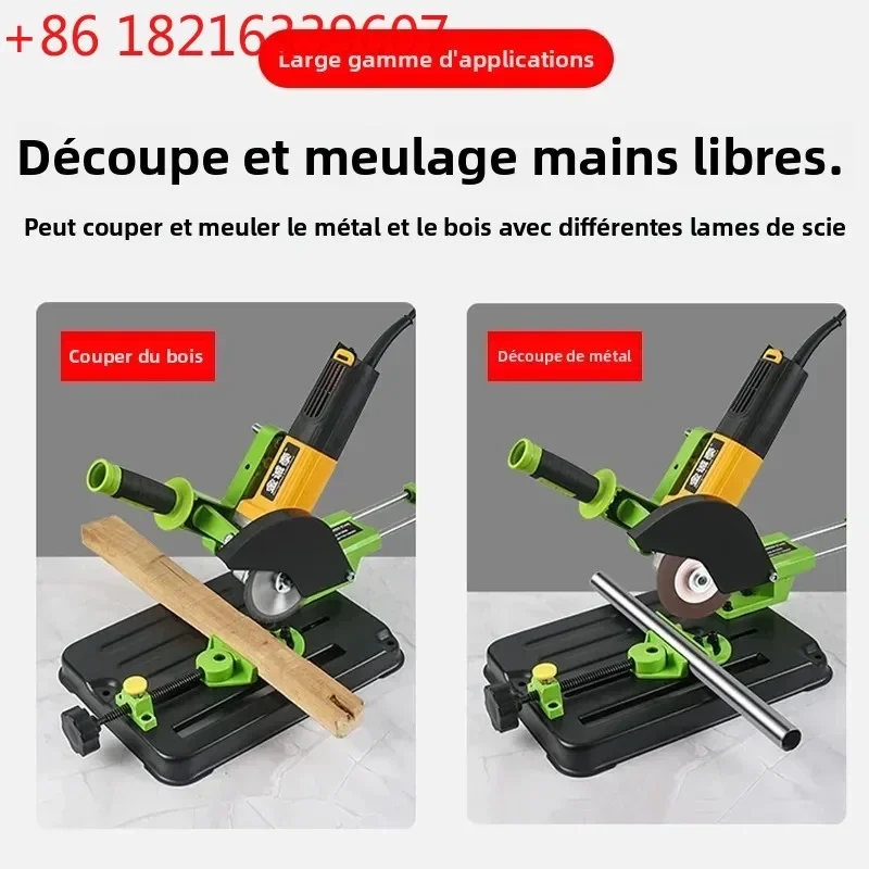 TAOAdjustable Universal Angle Grinder Stand Bracket Convert Grinder to Bench Cut-Off Saw Mini Table Saw for Metal Wood DIY