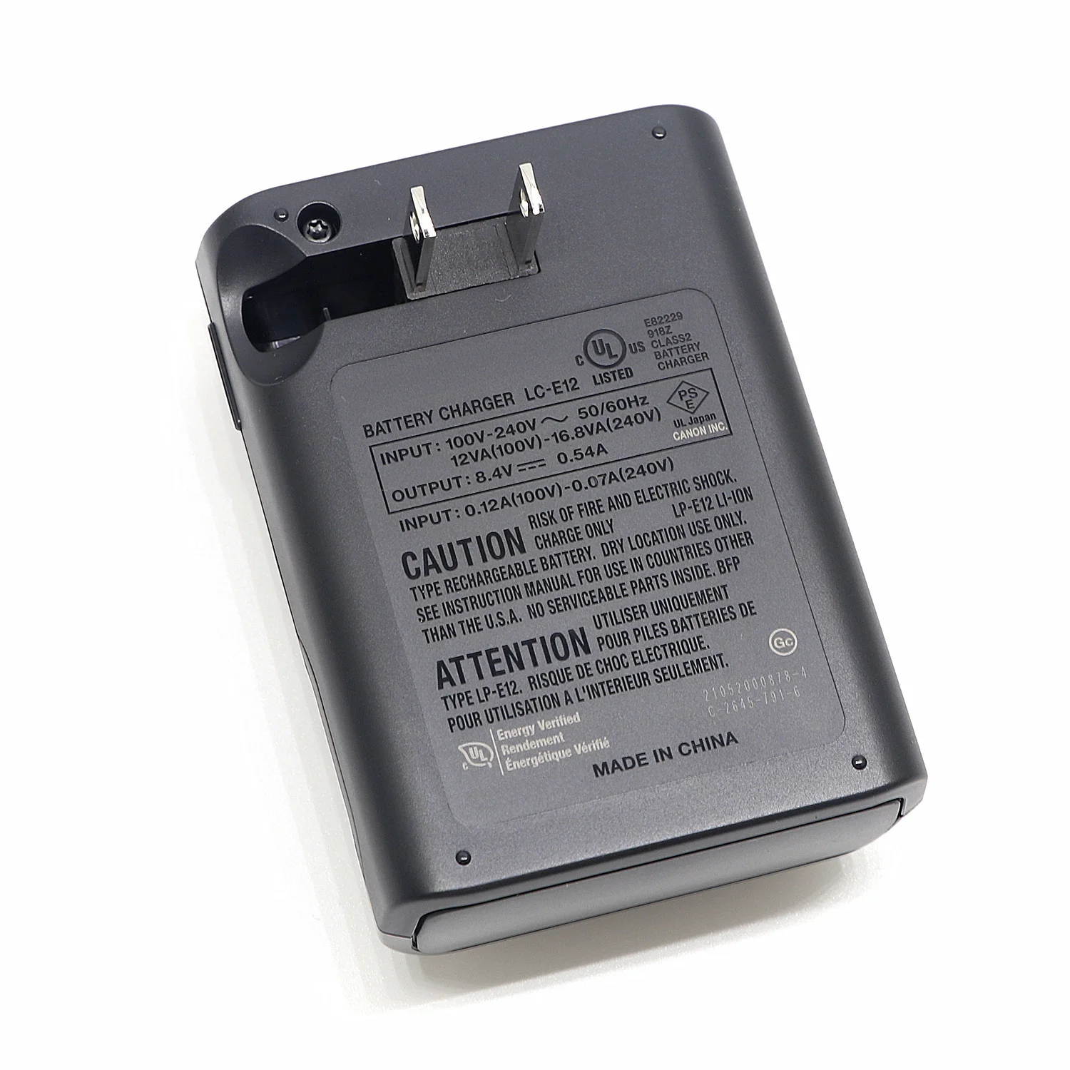 Original LC-E12 LCE12 US plug Charger for Canon LP-E12 Battery EOS-M EOS M M200 M50 M50II M10 M100 100D Rebel SL1 Kiss X7 Camera view 6