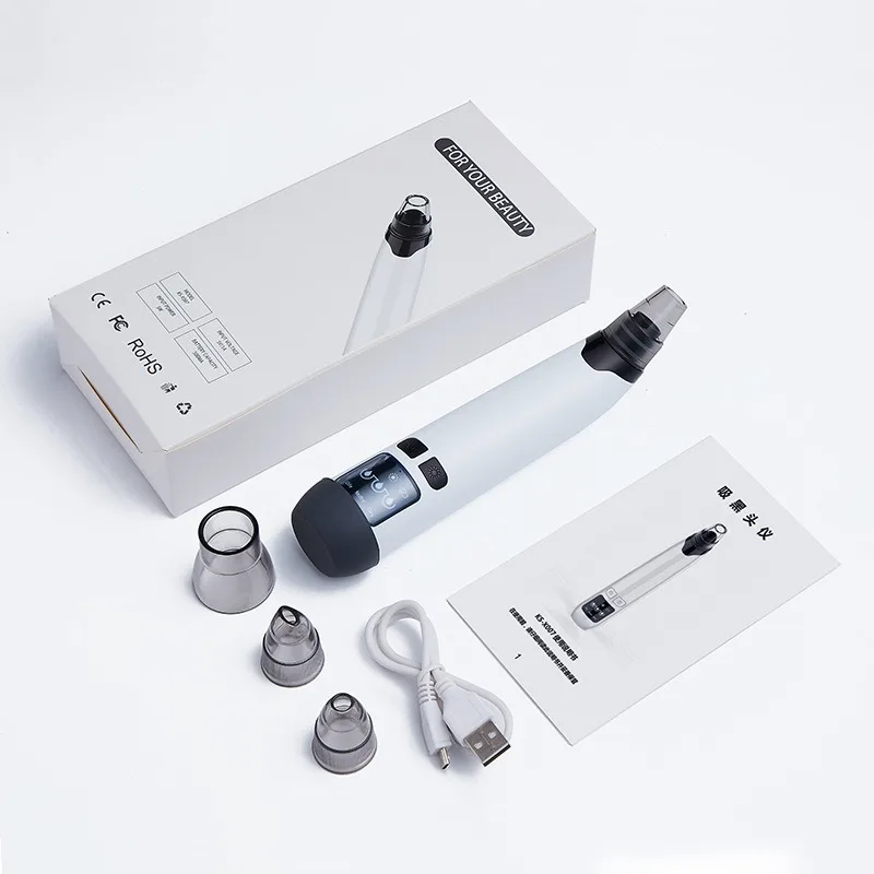 

Blackhead Suction, Heating, Electric Pore Cleaner, Facial Cleanser, Introducer, Two Packs