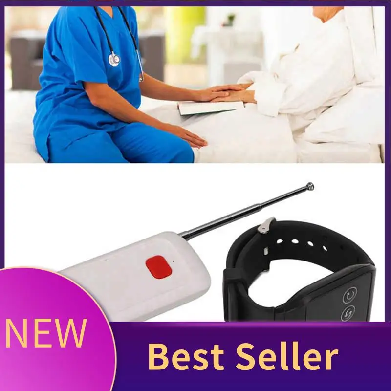 

M07K-Беспроводной пейджер для сиделки, беспроводная система вызова медсестры, кнопка оповещения, водонепроницаемая для дома