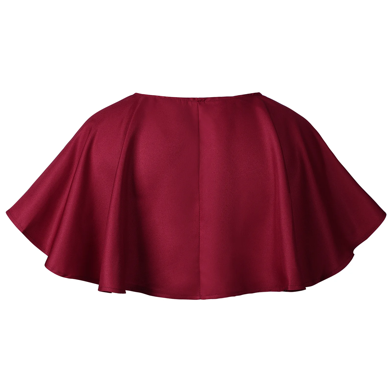 2025 جديد أوروبا والأمريكية القرون الوسطى القوطية الرجعية الدانتيل متابعة قصيرة كيب مصاص دماء الشيطان كيب للجنسين هالوين ملابس تنكرية للحفلات #2