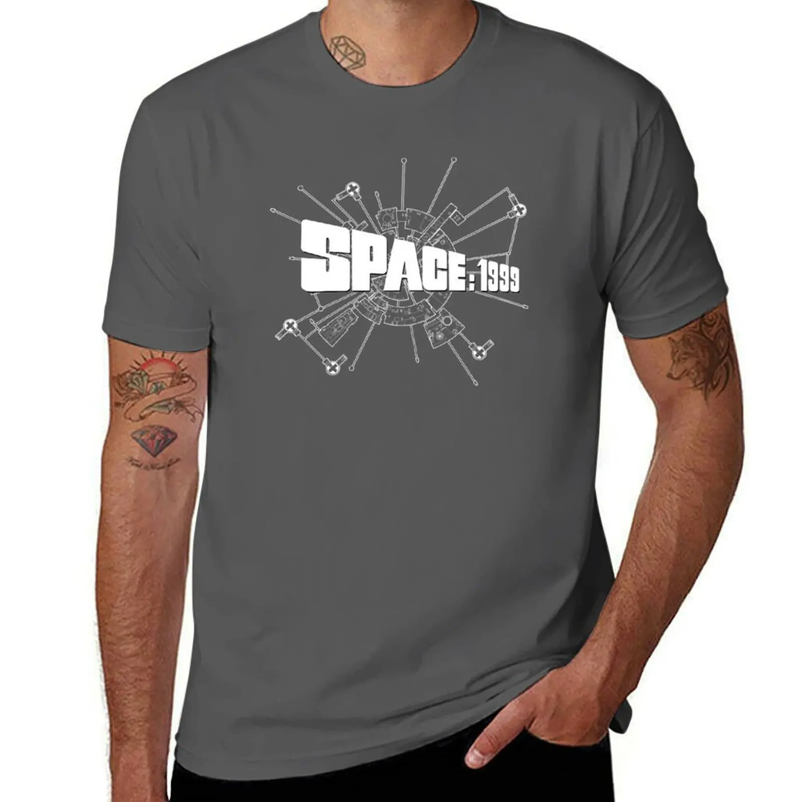 

SPACE: 1999 LOGO + ALPHA DIAGRAM T-Shirt t shirts for man graphic funny man graphic t shirt T-Shirt