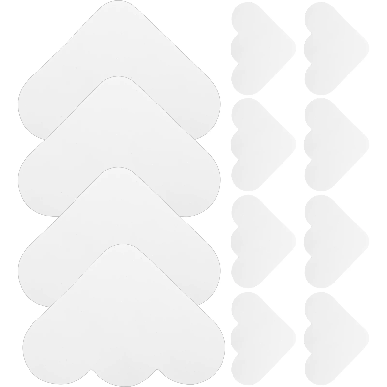 

12pcs Anti slip Carpet Stickers Rug Tape For Tile Floors Non slip Back Pad Grips PU Material No Residue