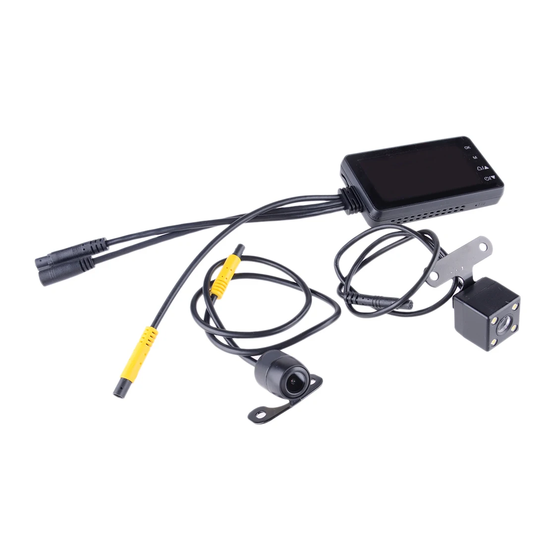 

Black 5.0MP Waterproof Motorcycle 3" LCD Dual Action Lens DVR Logger Camera Video Recorder