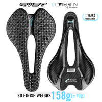 RYET Ultralight Bicycle Saddle 3D Printed Saddle Carbon EVA 245x145mm Bike Seating for MTB Gravel Road Bike Saddle Bicycle Parts