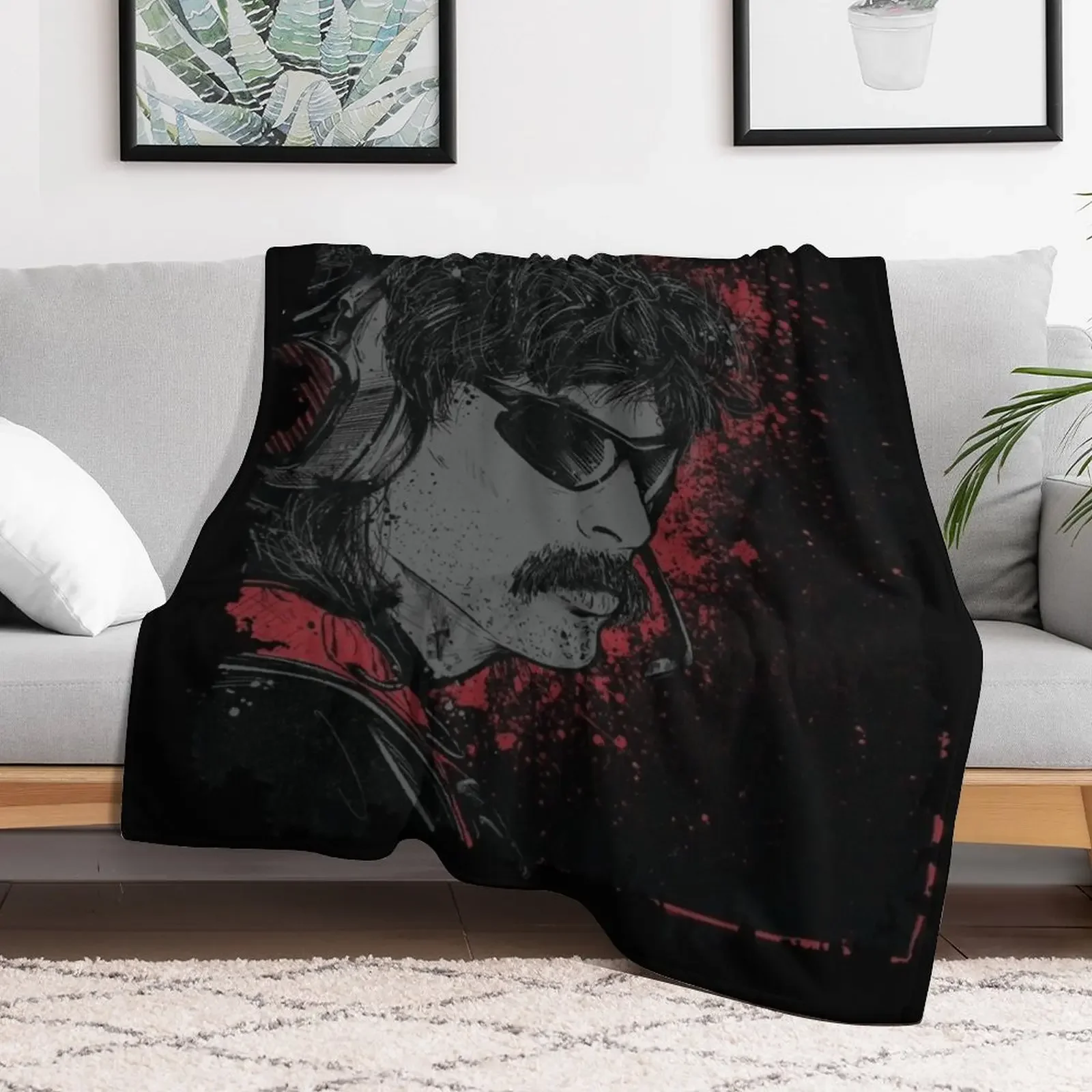 Dr Disrespect Violence Speed Momentum Throw Blanket Sleeping Bag for winter Blankets