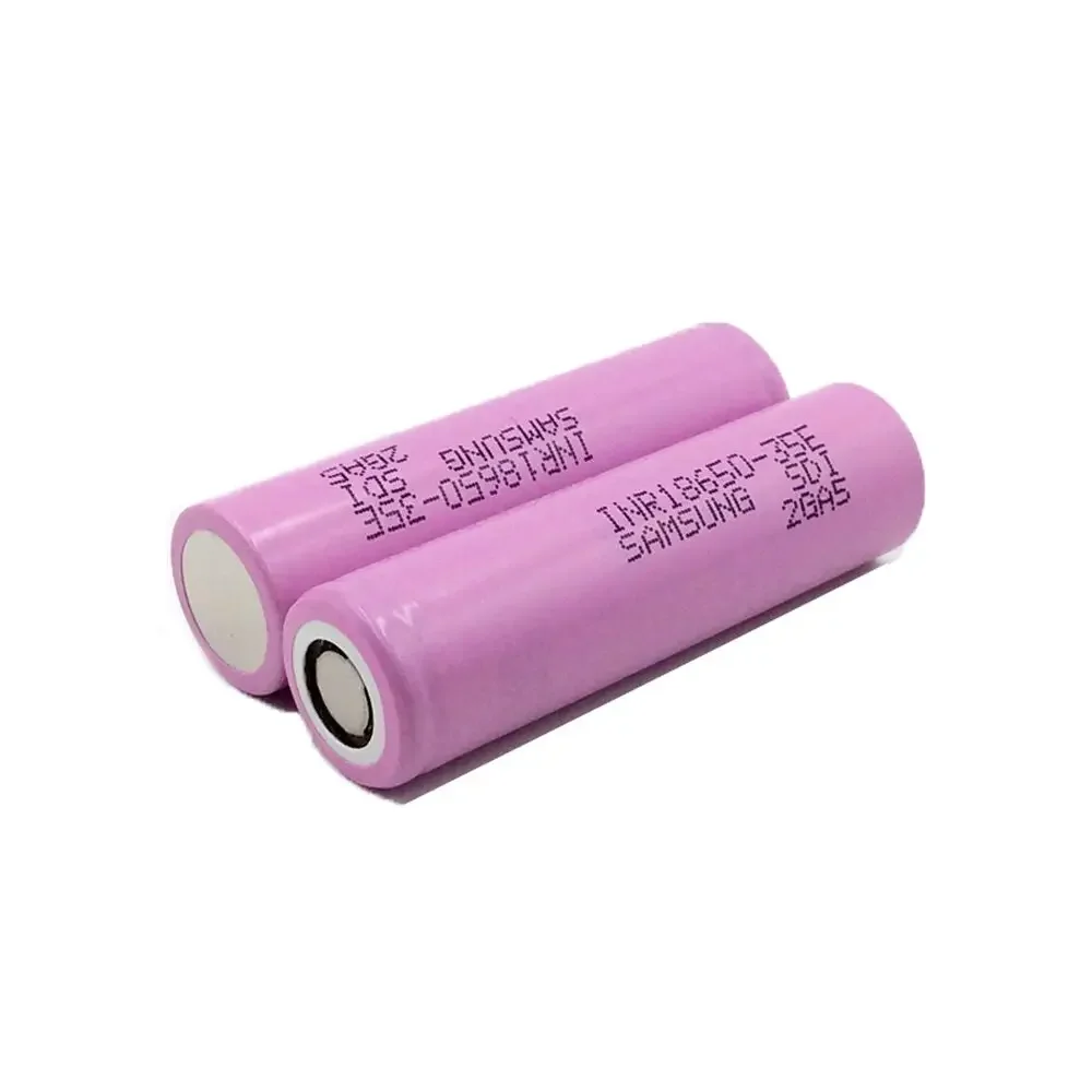 1-10 Actual Capacity Original Power 18650 Lithium Battery 35E 3500mAh 3.7V 25A High Power Inr18650 Electric Tools