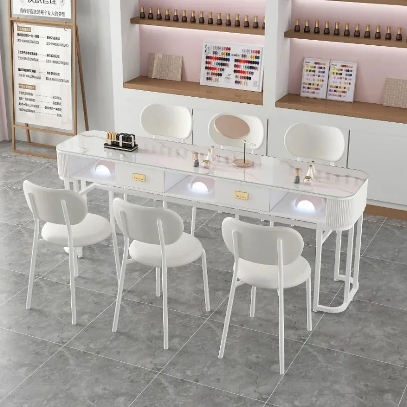 المحمولة طاولة الأظافر الأظافر مانيكير الوردي مكتب صالون تجميل الأثاث طاولات القهوة المهنية كرسي الأظافر Lettino Osteopata