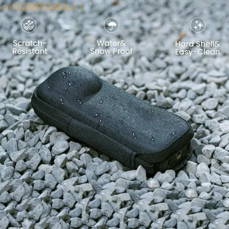 Y4QF Compact -Reisetack -Tragetasche für 360 Actionkamera -Ausrüstung Leichtes EVA -Schalen -Schutzorganisator