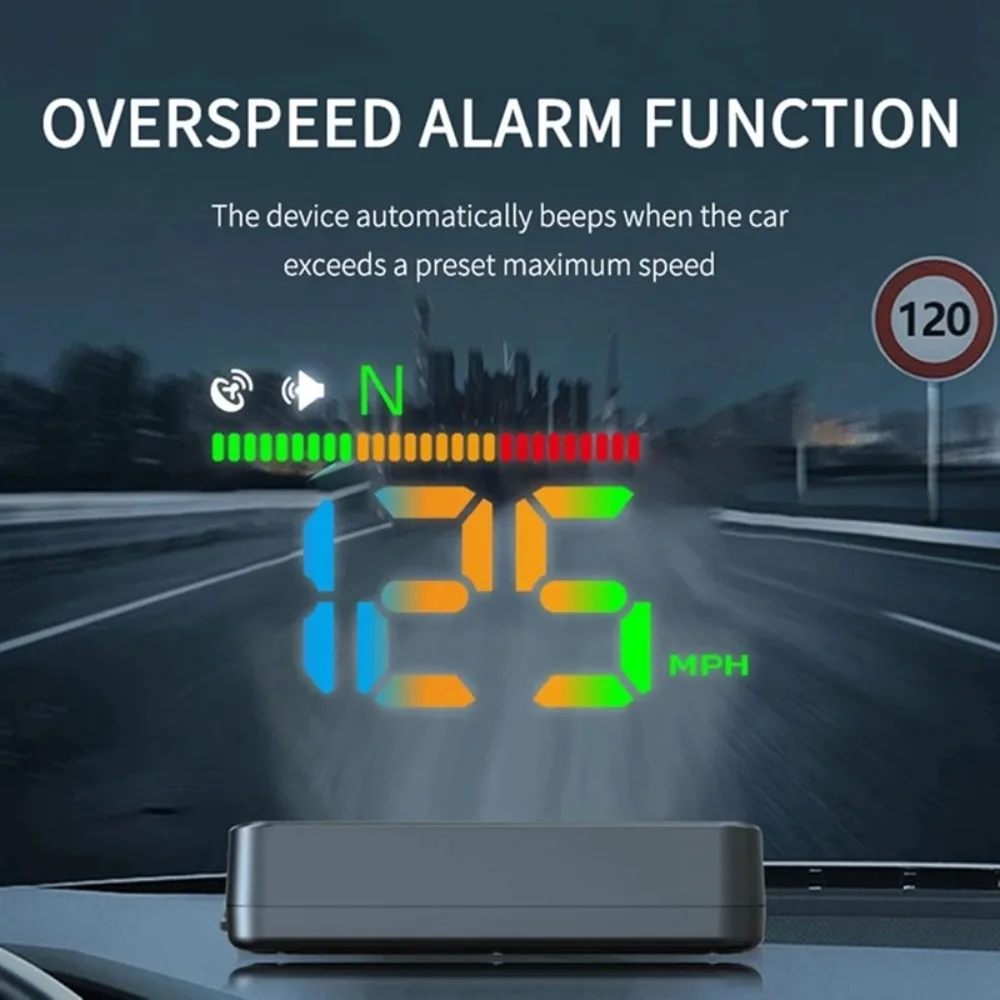 New Windshield Projector Heads Up Display Multipurpose Auto Electronic Device Speedometer MPH KM/H Digital Speedometer Car