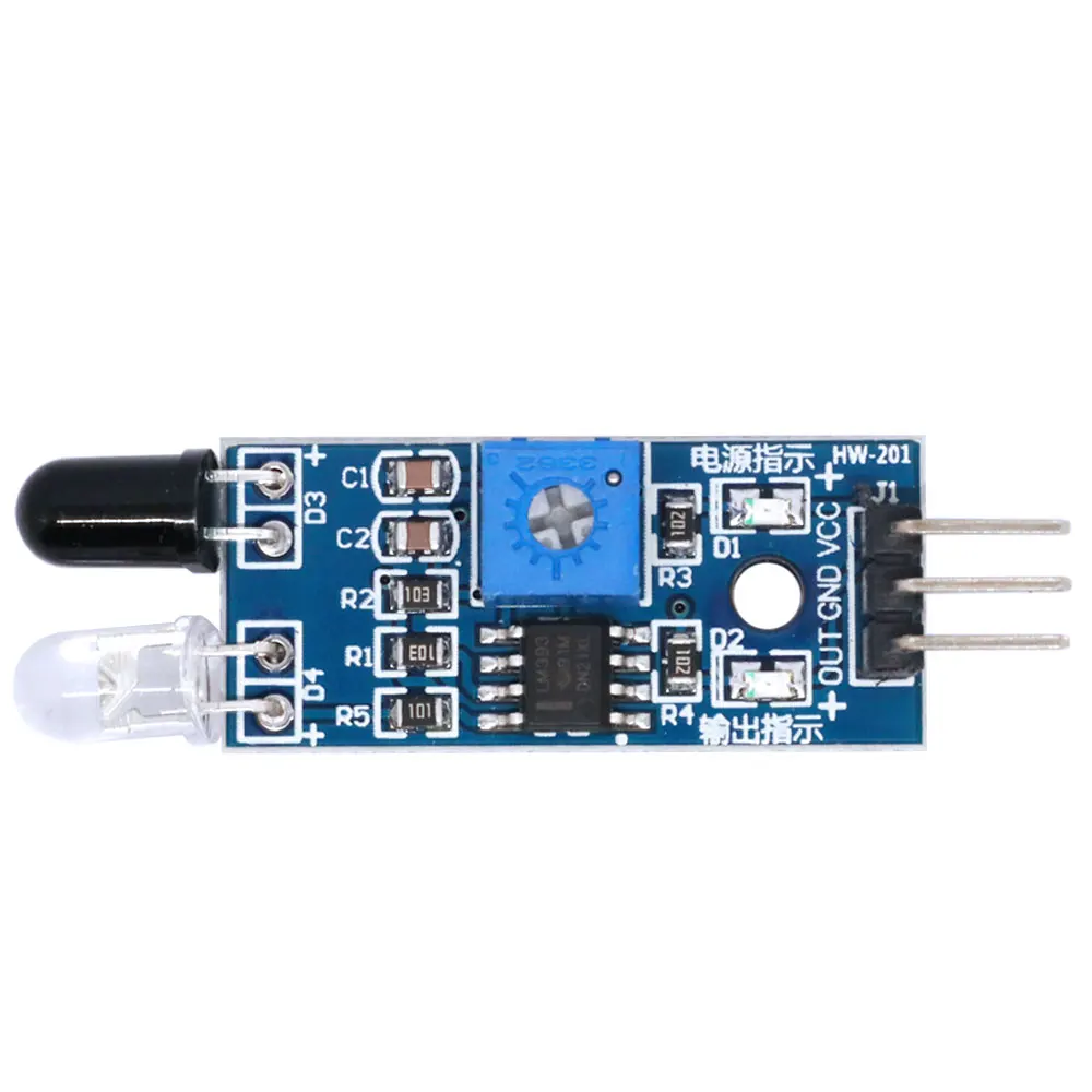 1-5pcs IR Infrared Obstacle Avoidance Sensor Module for Arduino Diy Smart Car Robot Reflective Photoelectric 3PIN