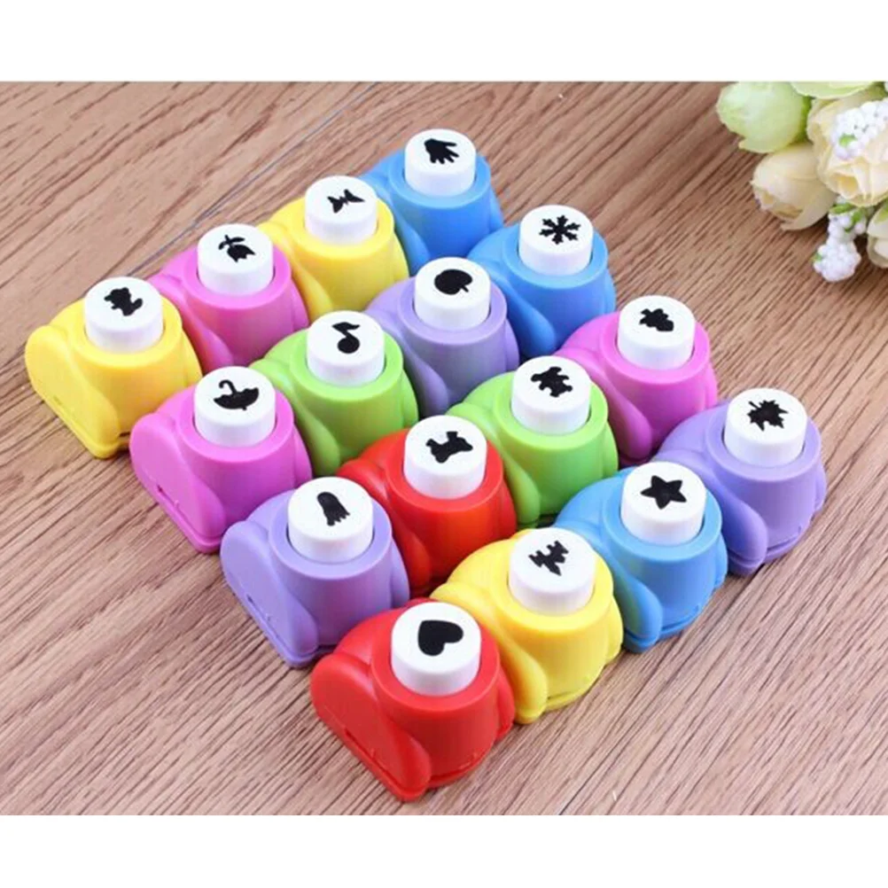 

12 Pcs Greeting Card Punch Paper Hole Craft Scrapbook Handmade Punches Puncher