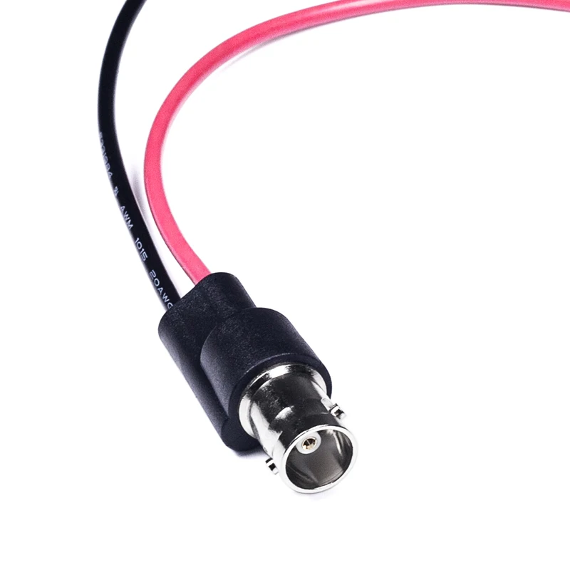 BNC Female to Hook Clamp Test Leads, Q9 Signal Source Oscilloscope Probes, RF Coaxial Double Hook Connection Cables