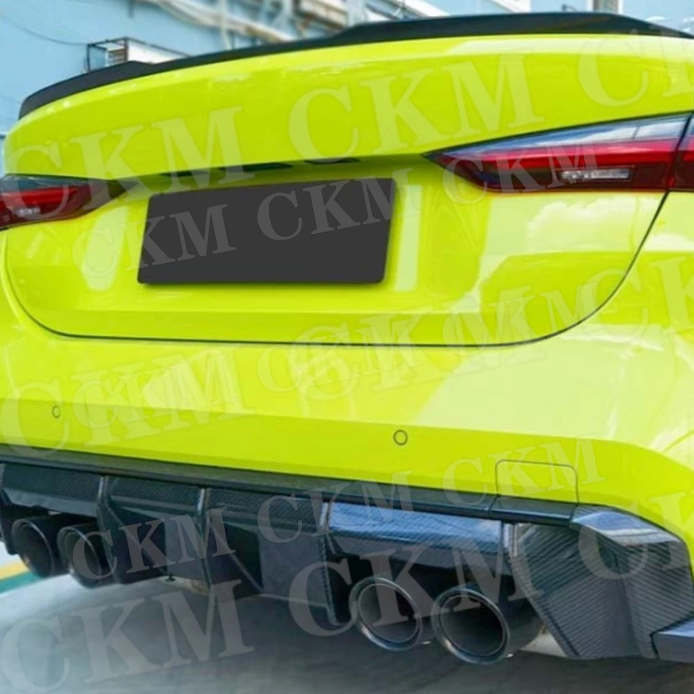 

Dry Carbon Rear Diffuser Lip Splitters Rear Bumper Side Aprons Fiber Glass Auto for BMW G80 G82 G83 M3 M4 2021+