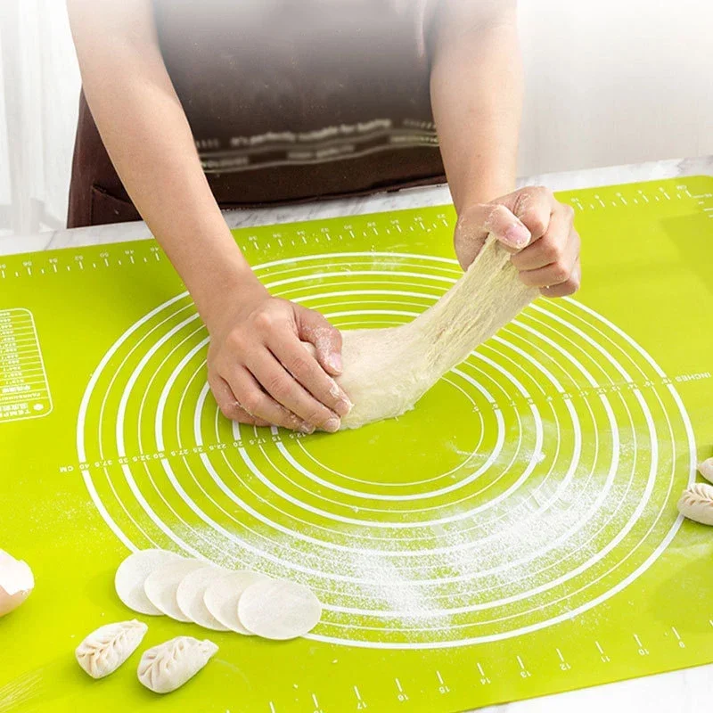 Kneading Dough Mat Silicone Baking Mat Pizza Cake Dough Maker Kitchen Cooking Grill Gadgets Bakeware Table Mats Pad