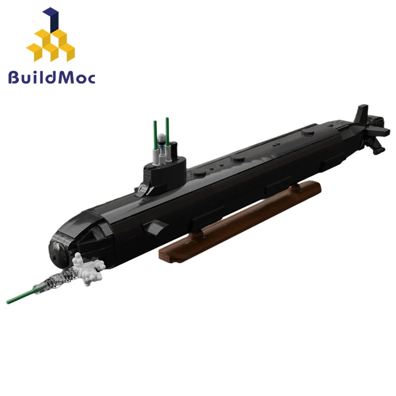 

MOC Virginia-class Submarine Building Block Set Submarine Ship Boat Bricks Toys for Fans of Underwater Adventures (1115 Pcs)