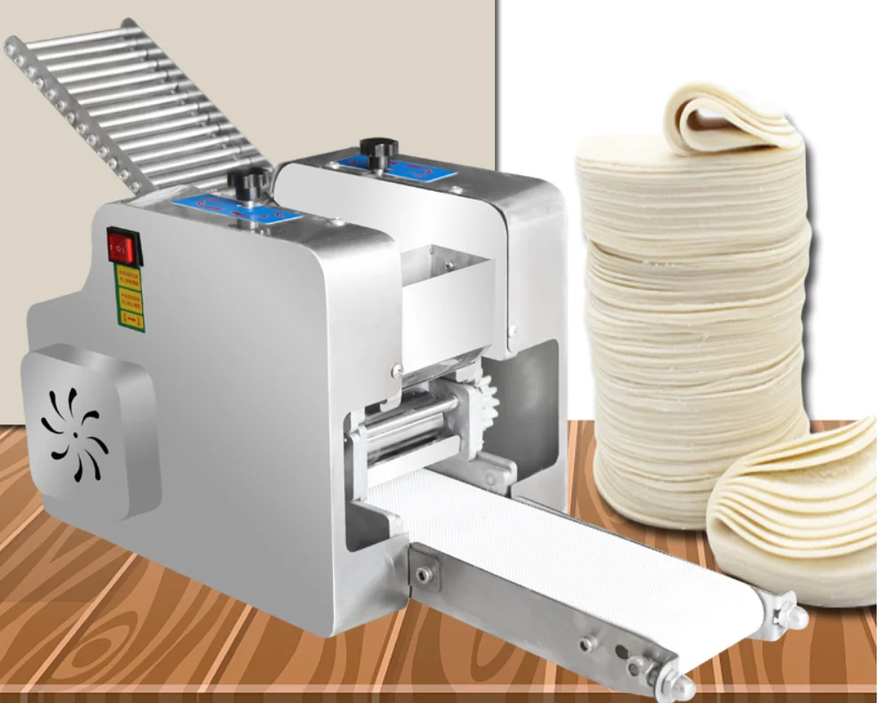 Commercial Automatic Tabletop Automatic Dumpling Empanadas Gyoza Pizza Wonton Dough Skin Wrapper Making Machine